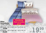 Biber Bettwäsche Angebote bei E center Rastatt für 19,99 €