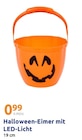 LED Leuchten im Action Prospekt Halloween-Eimer mit LED-Licht im aktuellen Action Prospekt für 0,99 €
