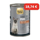 SELECT GOLD Pure Boîtes de Pâtée Chat Adute Sanglier 6x400 g à 18,74 € dans le catalogue Maxi Zoo