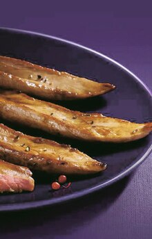 Aiguillettes de canard à la fleur de sel - Géant Casino à Saint-Étienne Aiguillettes de canard à la fleur de sel en promo chez Géant Casino Saint-Étienne à 4,50 €