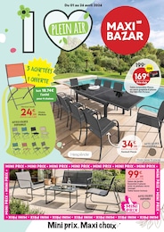 Prospectus Bazar & Déstockage Maxi Bazar en cours, PLEIN AIR, 19 pages, 01/04/2026 - 26/04/2026 Catalogue Bazar & Déstockage Maxi Bazar en cours à Noyelles-Godault et alentours, PLEIN AIR, 19 pages, 01/04/2026 - 26/04/2026