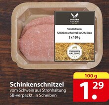famila Nordost Lotsenstation - Schinkenschnitzel Schinkenschnitzel Angebot bei famila Nordost Lotsenstation im Prospekt besser als gut!