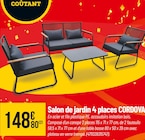Bricorama Pantin - Promo Salon de jardin 4 places Cordova Promo Salon de jardin 4 places Cordova à 148,80 € dans le catalogue Bricorama à Pantin