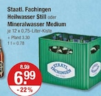 Heilwasser Still von Staatl. Fachingen im aktuellen V-Markt Prospekt für 6,99 €