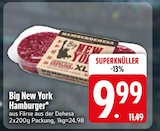 Big New York Hamburger  im aktuellen EDEKA Prospekt für 9,99 €