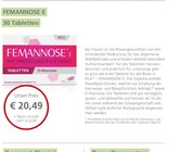FEMANNOSE E von FEMANNOSE für 20,49 € bei LINDA Partnerapotheke im Angebot FEMANNOSE E von FEMANNOSE im aktuellen LINDA Partnerapotheke Prospekt
