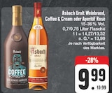 Asbach Uralt Weinbrand, Coffee & Cream oder Aperitif Rosé Angebote von Asbach bei EDEKA Schwabach für 9,99 €