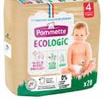 Changes bébé écologic X28 T4 7/18kg - POMMETTE - Intermarché à Charleville-Mézières Changes bébé écologic X28 T4 7/18kg - POMMETTE en promo chez Intermarché Charleville-Mézières à 6,11 €