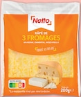 Râpé de 3 fromages maasdam, emmental, mozzarella - NETTO - Netto Râpé de 3 fromages maasdam, emmental, mozzarella - NETTO à 1,58 € dans le catalogue Netto