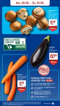 ALDI SÜD Prospekt der aktuellen Woche, gültig von 26.10.2026 bis 31.10.2026 Aktueller ALDI SÜD Prospekt "Gutes für Alle." mit 32 Seiten