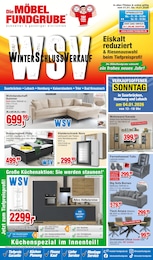 Die Möbelfundgrube Prospekt für Lebach: "WINTER SCHLUSS VERKAUF", 11 Seiten, 01.01.2026 - 14.01.2026