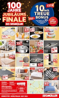 Bettwäsche im Segmüller Prospekt "Letzte Chance! - 100 Jahre Jubiläumsfinale bei Segmüller" mit 4 Seiten (München)