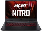 Nitro 5 (AN517-53-50DE), Gaming Notebook mit 17,3 Zoll Display, Intel® Core™ i5 Prozessor, 8 GB RAM, 512 SSD, NVIDIA GeForce RTX 3050, Schwarz / Rot bei Saturn im Prospekt "ALLES COOL!" für 999,00 €