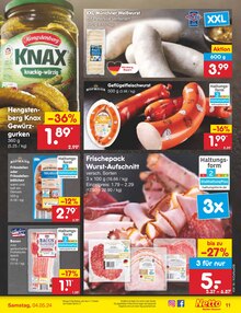 Hackfleisch im Netto Marken-Discount Prospekt "Aktuelle Angebote" mit 50 Seiten (Erlangen)