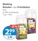 Kräutertee von Bünting im aktuellen V-Markt Prospekt für 2,99 €