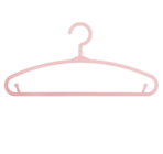 Lot de cintres plastiques en promo chez Maxi Bazar Sarcelles à 2,99 €