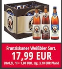 Weißbier Sort. Angebote von Franziskaner bei Nuck Getränke Dresden für 17,99 €