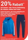 20% Rabatt von Adidas, im aktuellen GLOBUS Prospekt