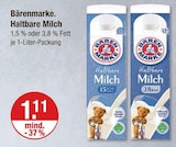 V-Markt - Haltbare Milch 1,5 % Fett Angebot im Prospekt Haltbare Milch 1,5 % Fett bei V-Markt im Prospekt "" für 1,11 €
