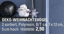 Höffner Bernau - Deko-Weihnachtsvogel Deko-Weihnachtsvogel Angebot bei Höffner Bernau im Prospekt "Grosses Jubiläumsfinale"