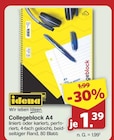 famila Nordwest Oldenburg - Collegeblock A4 Angebot im Prospekt Collegeblock A4 bei famila Nordwest im Oldenburg Prospekt für 1,39 €
