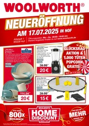 Mixer im Woolworth Prospekt in Hof Aktueller Woolworth Prospekt mit Mixer, "NEUERÖFFNUNG IN HOF", Seite 1