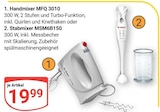 Handmixer MFQ 3010 im Angebot bei GLOBUS in Leipzig Handmixer MFQ 3010 Angebote von Bosch bei GLOBUS Leipzig für 19,99 €