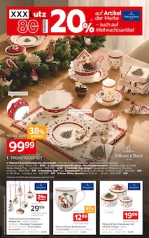 Tannenbaum im XXXLutz Möbelhäuser Prospekt "20% auf Artikel der Marke Villeroy & Boch" mit 12 Seiten (Gelsenkirchen)