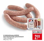 Frische grobe Bratwurst im Angebot bei Marktkauf in Ludwigsburg Frische grobe Bratwurst Angebote von Gut & Günstig bei Marktkauf Ludwigsburg für 2,89 €