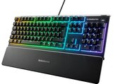 Apex 3, Gaming Tastatur, Kabelgebunden, Schwarz von STEELSERIES für 77,99 € bei Saturn im Angebot Apex 3, Gaming Tastatur, Kabelgebunden, Schwarz von STEELSERIES im aktuellen Saturn Prospekt