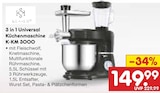 3 in 1 Universal Küchenmaschine K-KM 3000 im Netto Marken-Discount Prospekt 3 in 1 Universal Küchenmaschine K-KM 3000 von Küchenmaschine im aktuellen Netto Marken-Discount Prospekt für 149,99 €