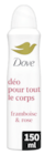 Spray corps framboise et rose protection 72h - DOVE en promo chez Supeco Marseille à 3,43 €