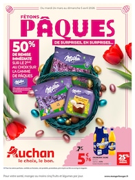Auchan Hypermarché Catalogue "FÊTONS PÂQUES", 52 pages, Hostens,  24/03/2026 - 05/04/2026