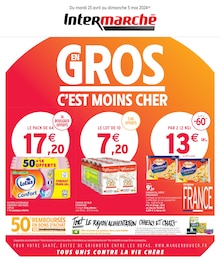 Prospectus Intermarché de la semaine "EN GROS C'EST MOINS CHER" avec 1 pages, valide du 23/04/2024 au 05/05/2024 pour Rouen et alentours