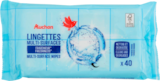 LINGETTES NETTOYANTES MULTI-SURFACES AUCHAN - AUCHAN en promo chez Auchan Hypermarché LINGETTES NETTOYANTES MULTI-SURFACES AUCHAN - AUCHAN dans le catalogue Auchan Hypermarché