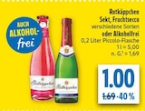 Fruchtsecco im Angebot bei diska in Zwickau Fruchtsecco Angebote von Rotkäppchen bei diska Zwickau für 1,00 €