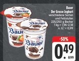 Der Grosse Joghurt im Angebot bei E center in Würzburg Der Grosse Joghurt Angebote von Bauer bei E center Würzburg für 0,49 €