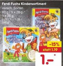 Kindersortiment bei Netto Marken-Discount in Monheim Kindersortiment im Angebot bei Netto Marken-Discount Monheim für 1,00 €
