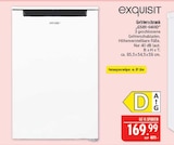 Gefrierschrank GS81-040D Angebote von exquisit bei Marktkauf Schwabach für 169,99 €