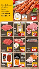 Hackfleisch im REWE Prospekt in Esslingen Aktueller REWE Prospekt mit Hackfleisch, "Dein Markt", Seite 14