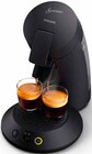 Machine à dosettes Senseo original Plus Deep Black réf. CSA210/61 - PHILIPS en promo chez Cora Machine à dosettes Senseo original Plus Deep Black réf. CSA210/61 - PHILIPS dans le catalogue Cora