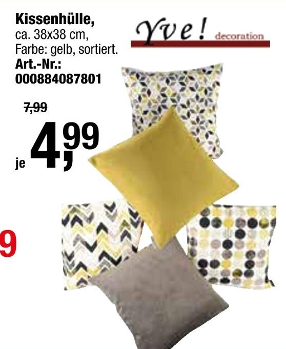 Opti-Wohnwelt Würzburg - Kissenhülle Kissenhülle Angebot bei Opti-Wohnwelt Würzburg im Prospekt WOHNIDEEN FÜR IHR ZUHAUSE