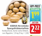 Herzstücke Spargelfrühkartoffeln im Angebot bei E center in Kaiserslautern Herzstücke Spargelfrühkartoffeln Angebote von EDEKA bei E center Kaiserslautern für 1,99 €