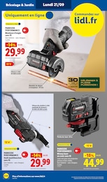 Prix et réduction Outil Multifonctions dans le prospectus Lidl en cours Offre Outil Multifonctions dans le catalogue Lidl du moment à la page 46