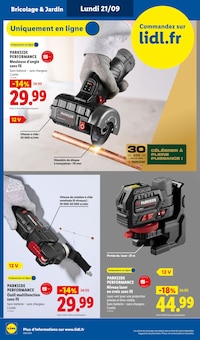 Promotion Veste Polaire dans le prospectus Lidl, valable du 17/09/2026 au 23/09/2026 Promo Veste Polaire dans le catalogue Lidl du moment à la page 46