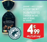 Assortiment de papillotes à Aldi dans Bernis