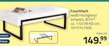 Couchtisch im Angebot bei ROLLER in Schwerin Couchtisch Angebote bei ROLLER Schwerin für 149,99 €