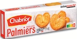 Palmiers Feuilletés - CHABRIOR - Intermarché Super à Versailles Palmiers Feuilletés - CHABRIOR en promo chez Intermarché Super Versailles à 0,42 €