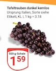 Aktuelle Weintrauben Angebote bei GLOBUS in Bochum Aktuelles Tafeltrauben dunkel kernlos Angebot bei GLOBUS in Bochum ab 1,59 €