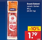 Snack Salami  im aktuellen Netto Marken-Discount Prospekt für 1,79 €
